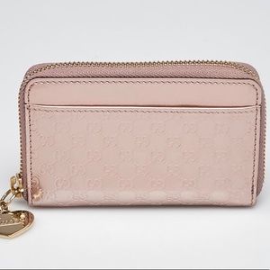 Gucci Patent Leather Heart Card Case